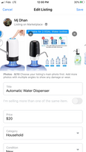 Load image into Gallery viewer, 5 gallon automatic water dispenser
